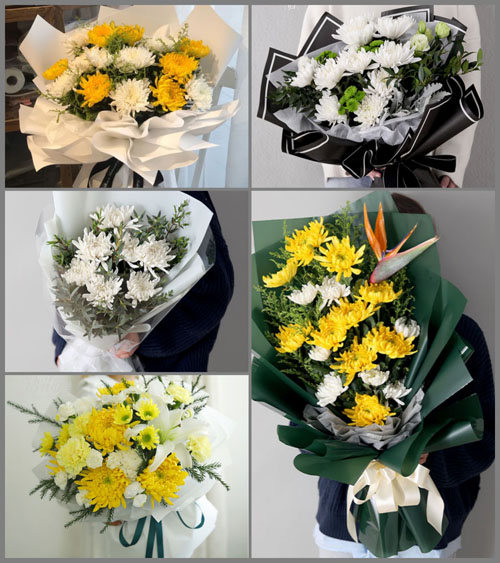 湖北黄冈市罗田县白莲河乡张八塘村白事花束代送